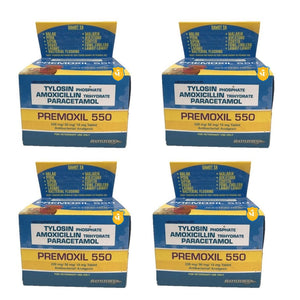 Premoxil 550 (Pack of 4 boxes at 100 Tablets each box)