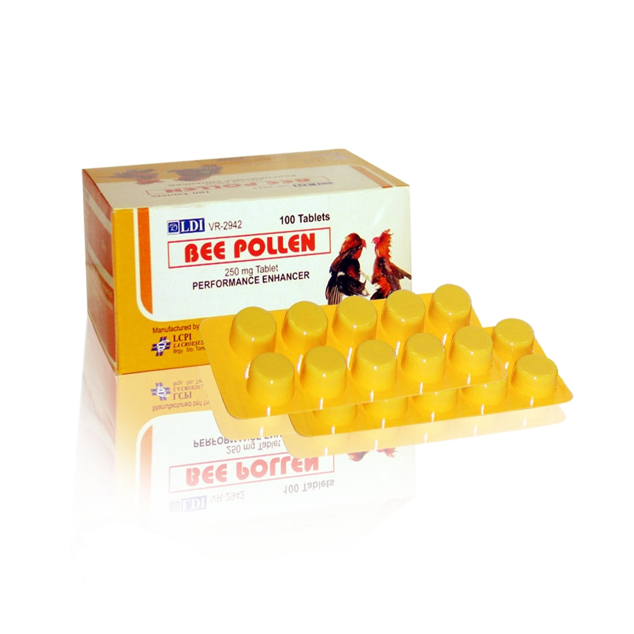 Bee Pollen 250mg (100 Tablets) - Sabong Depot