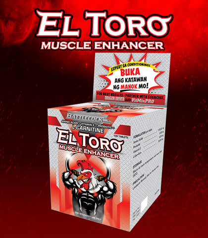 El Toro Amino Acids + Vitamin E + Probiotic + L-Carnitine (100 Tablets)