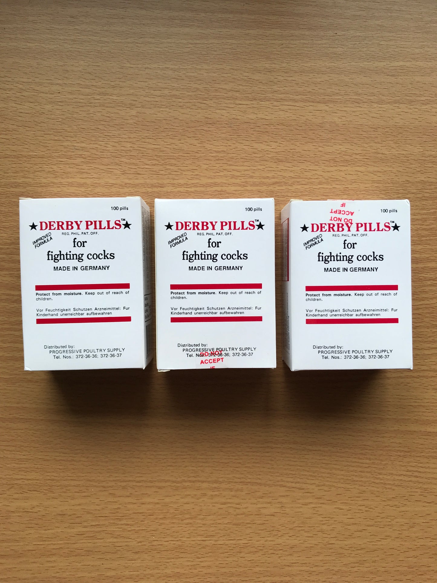Derby Pills (100 Tablets Each Box)