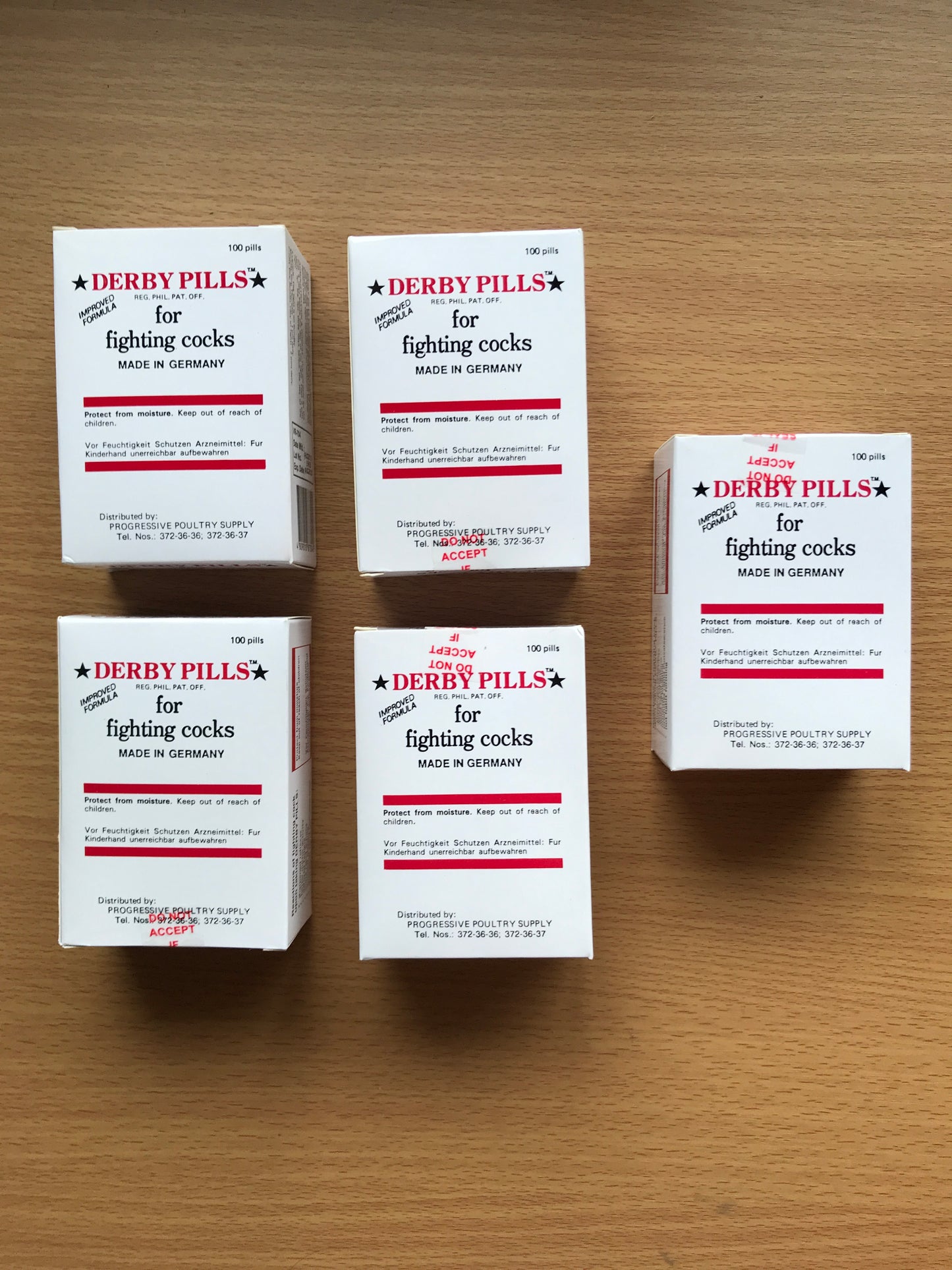 Derby Pills (100 Tablets Each Box)