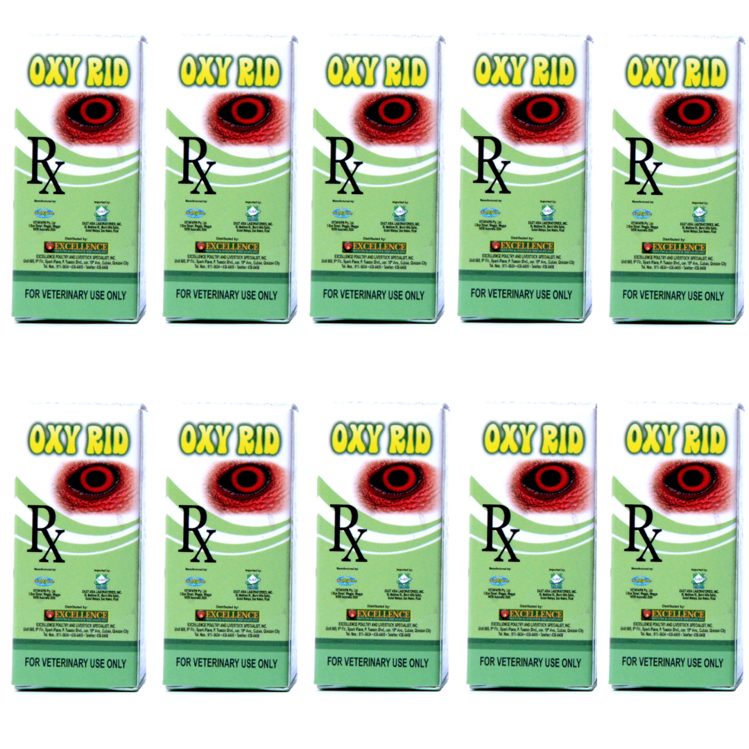 Oxy Rid 5ml - 10 Botellas