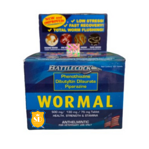 Wormal Maintenance Dewormer (100 Tablets per Box)