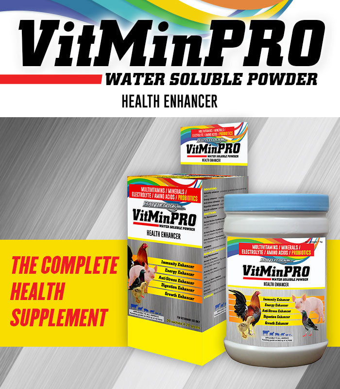 VitMinPRO Powder Health Enhancer for Gamefowls (Wholesale Packaging)